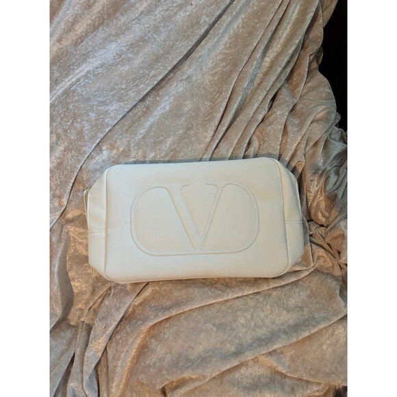 Valentino white Trousse pouch - Picture 1 of 5